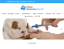 Tablet Screenshot of clinica-veterinaria-barcelona.com